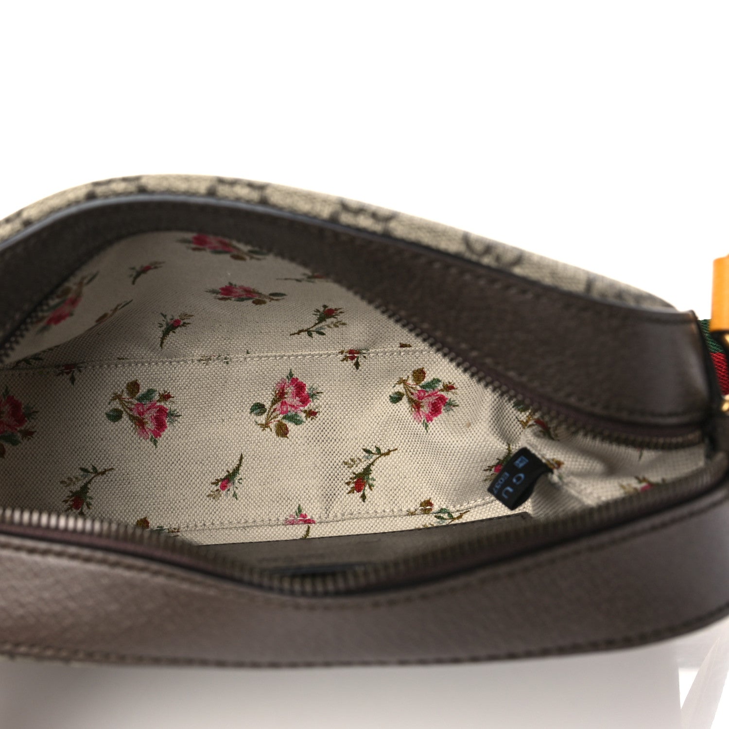 Gucci GG Supreme Monogram Web Neo Vintage Shoulder Bag Beige New Acero Crop 5 of 10