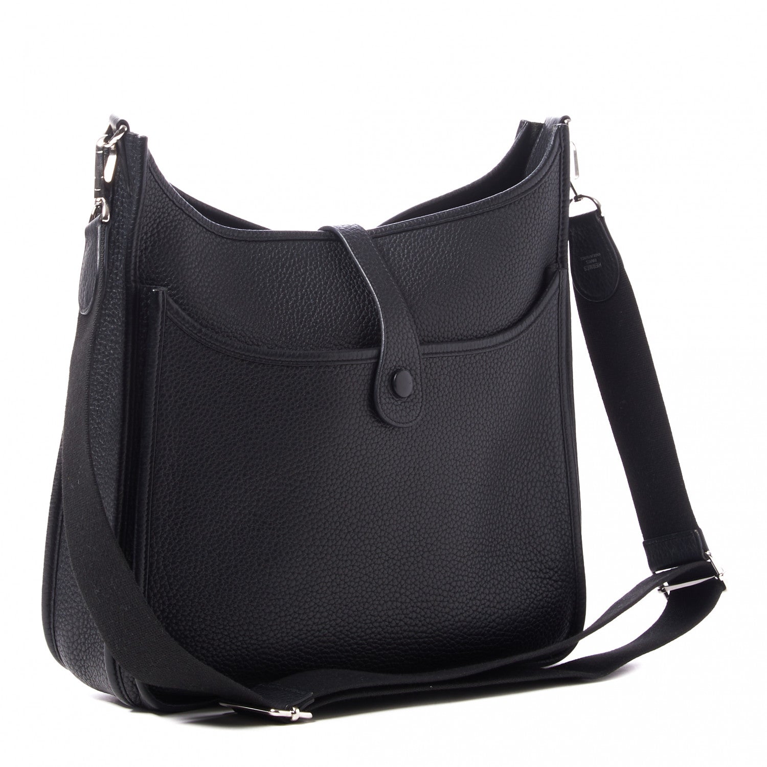 Hermes Taurillon Clemence Evelyne III GM Black 2 of 8