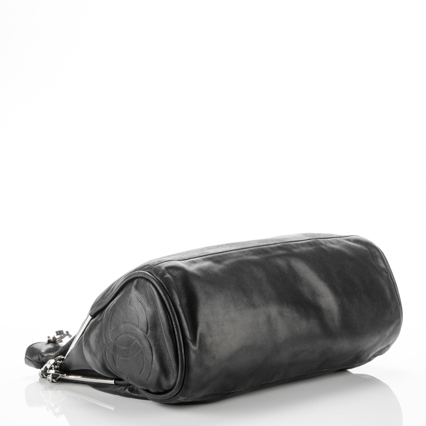 Lambskin Large Ultimate Soft Tote Black