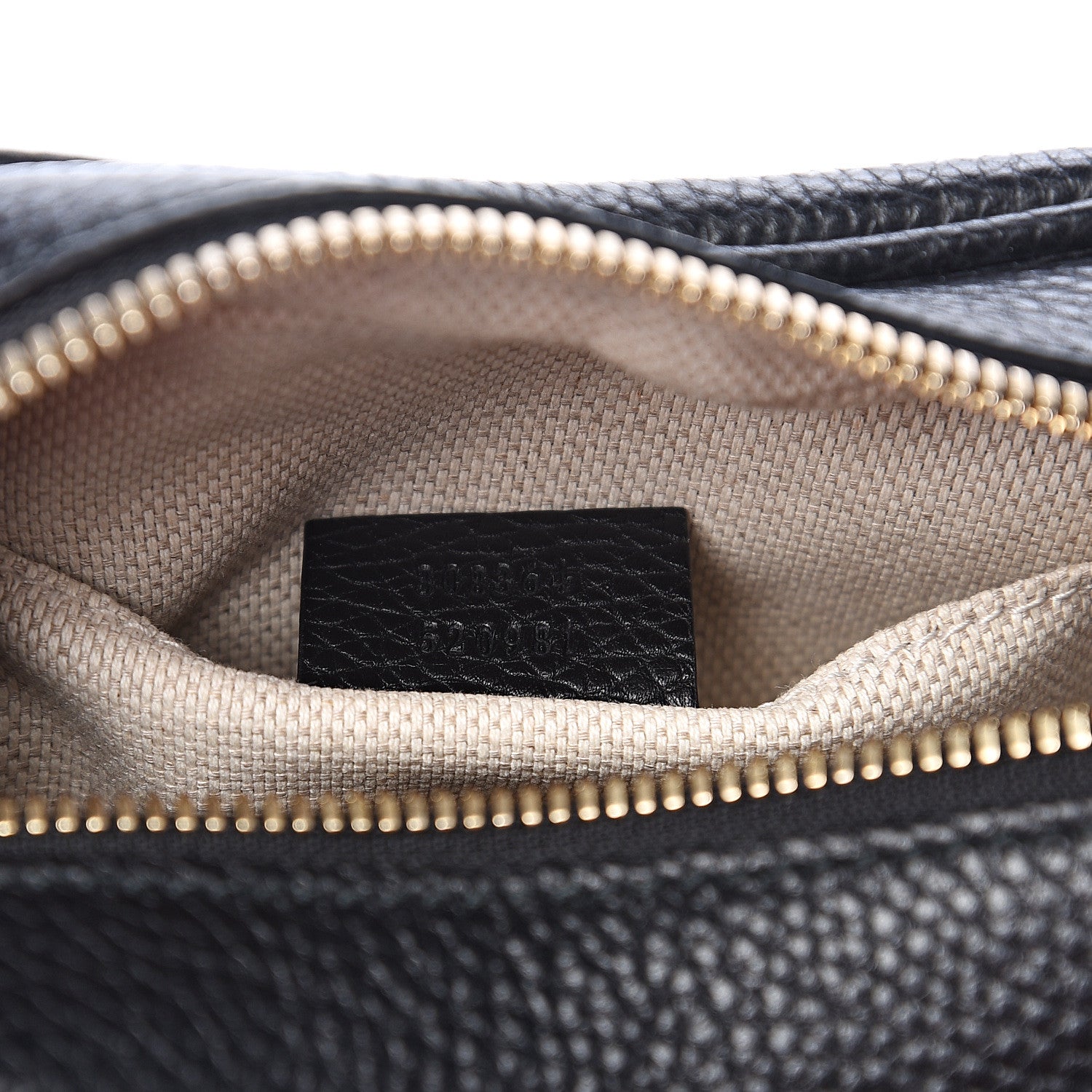 Gucci Pebbled Calfskin Small Soho Disco Bag Black 6 of 9