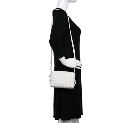 Bottega Veneta Nappa Intrecciato Mini Loop Camera Bag White 2 of 8