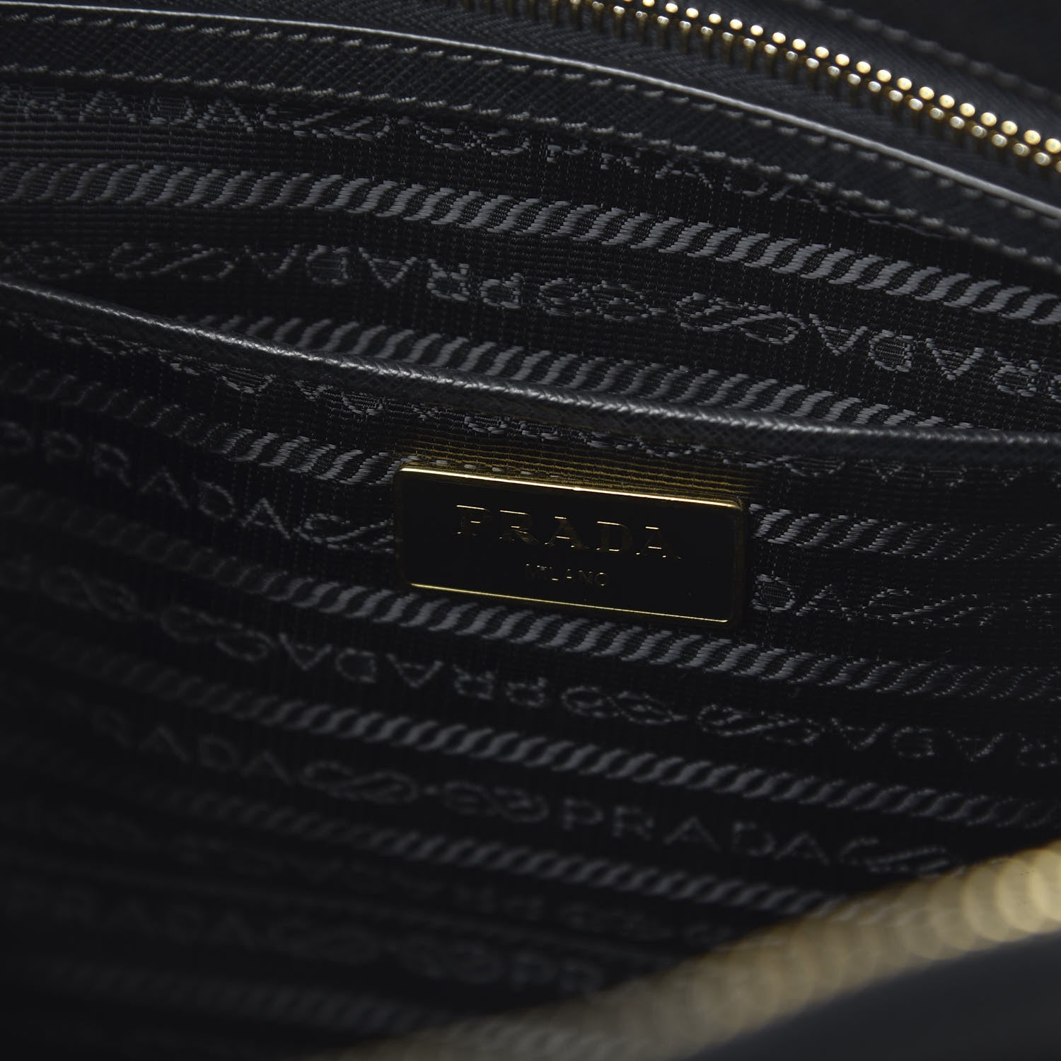 Prada Saffiano Large Galleria Double Zip Tote Black 8 of 9