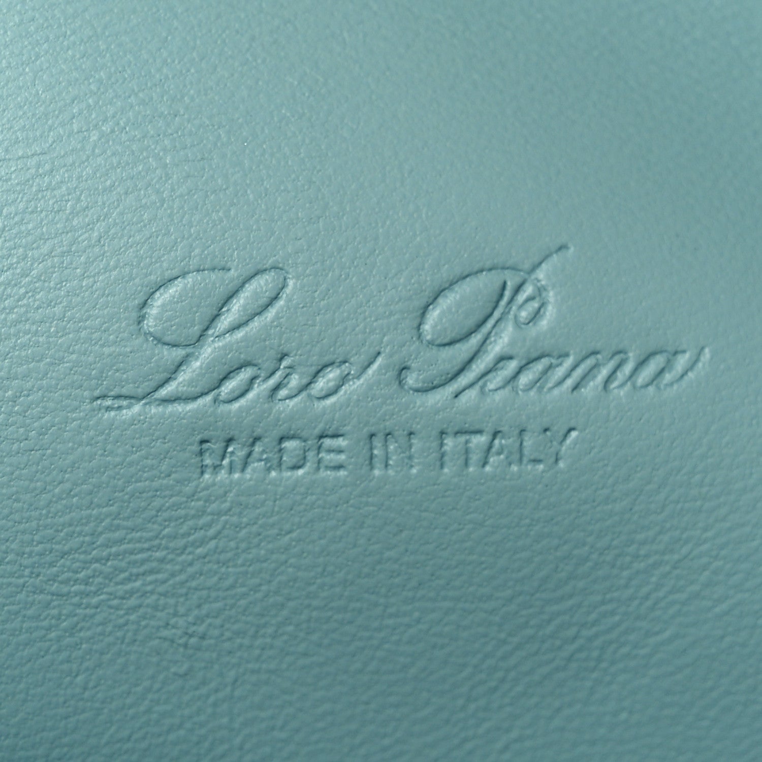 Loro Piana Ostrich L19 Extra Pocket Pouch Light Blue 6 of 9
