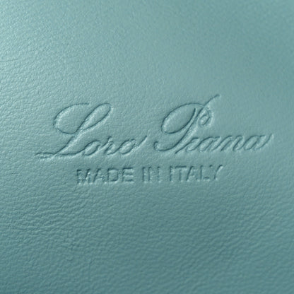 Loro Piana Ostrich L19 Extra Pocket Pouch Light Blue 6 of 9