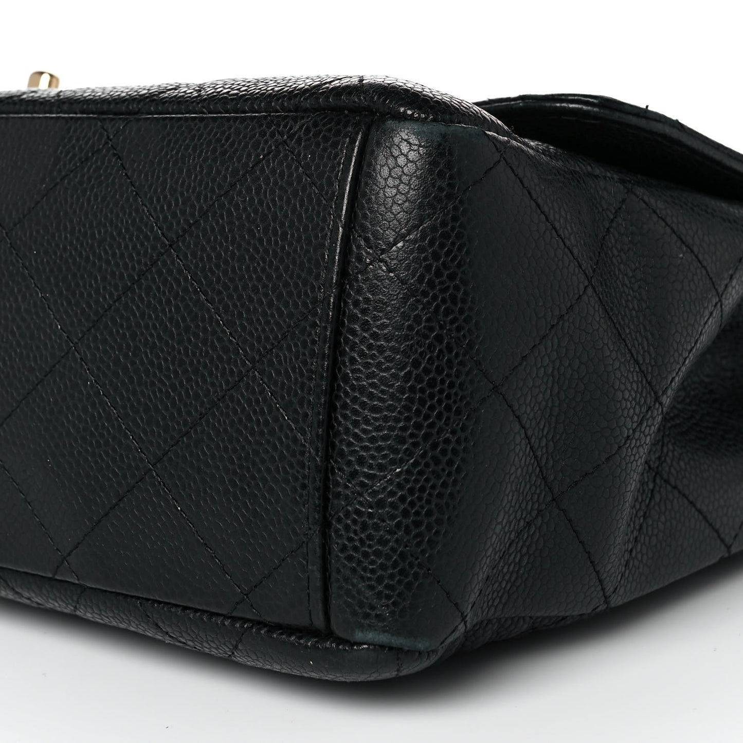 Caviar Quilted Maxi Single Flap Black