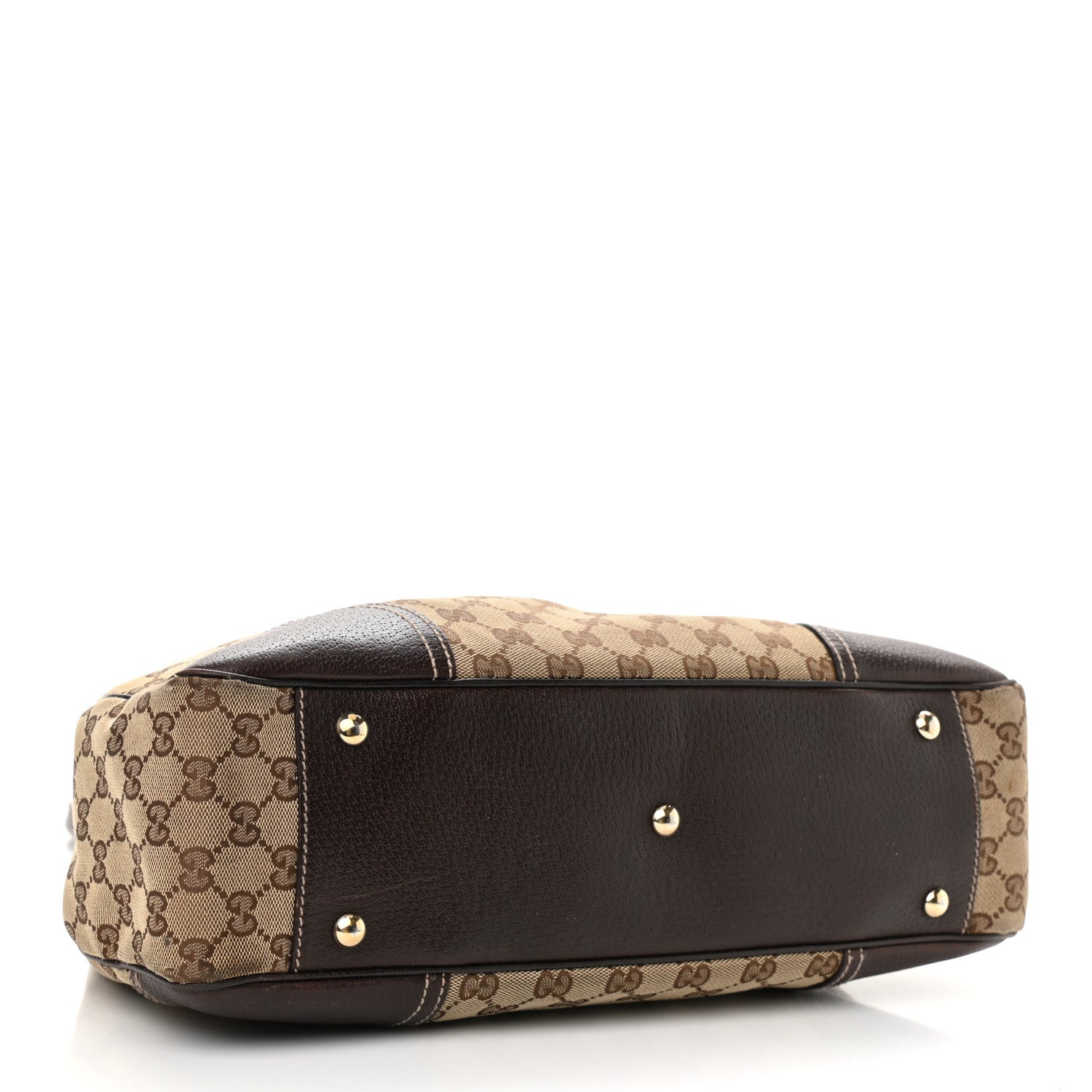 Gucci Monogram Medium Princy Tote Dark Brown 4 of 14