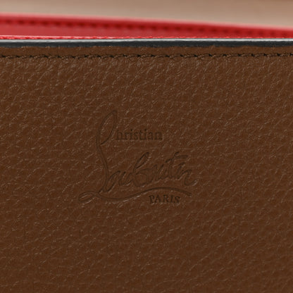 Christian Louboutin Calfskin Spikes Loubinthesky Paloma Wallet On Chain  Biscotto 6 of 11