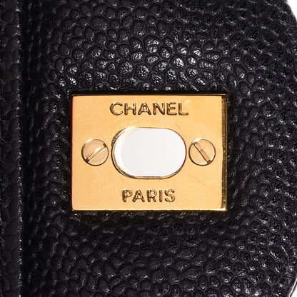 Chanel Caviar Quilted Maxi Single Flap Black 6 of 8