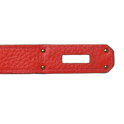 Hermes Togo Birkin 30 Rouge Casaque 7 of 9
