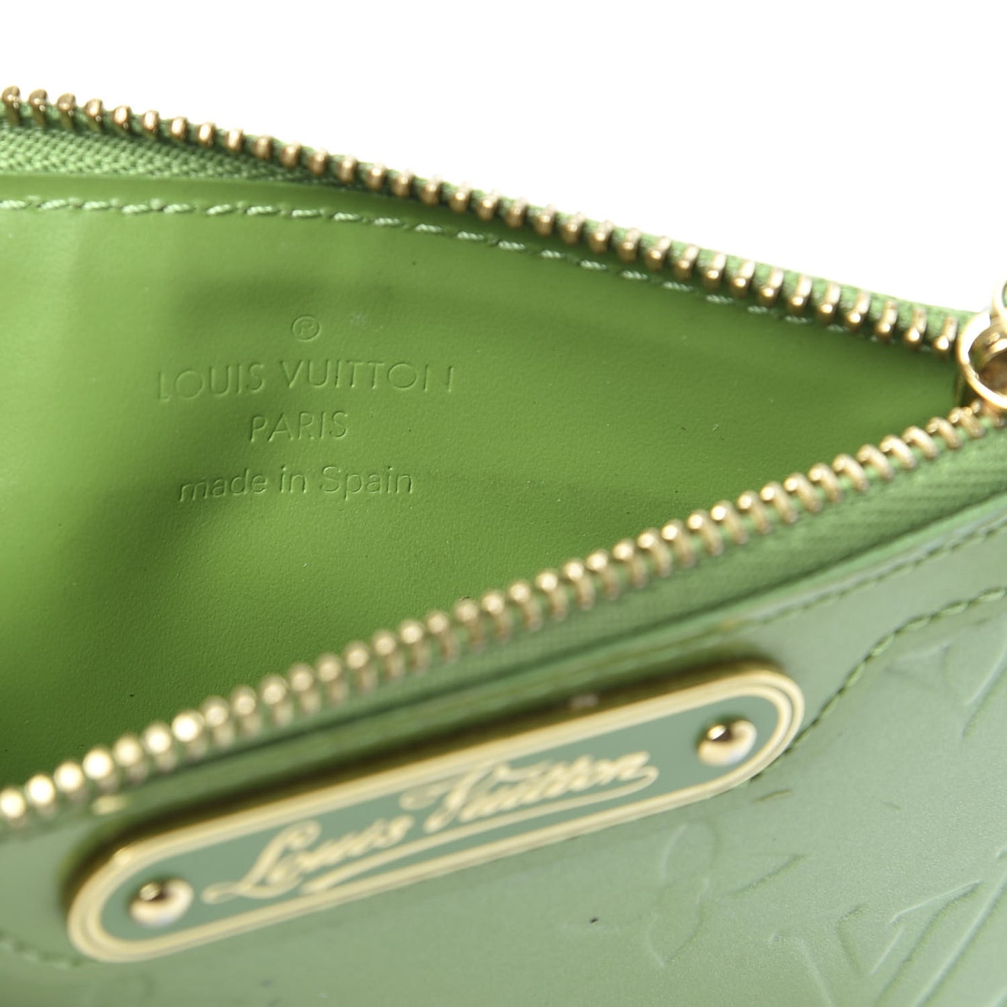 Vernis Key Pouch Vert Tonic