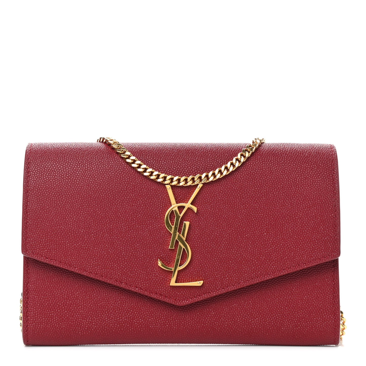 Grain De Poudre Uptown Chain Wallet Red