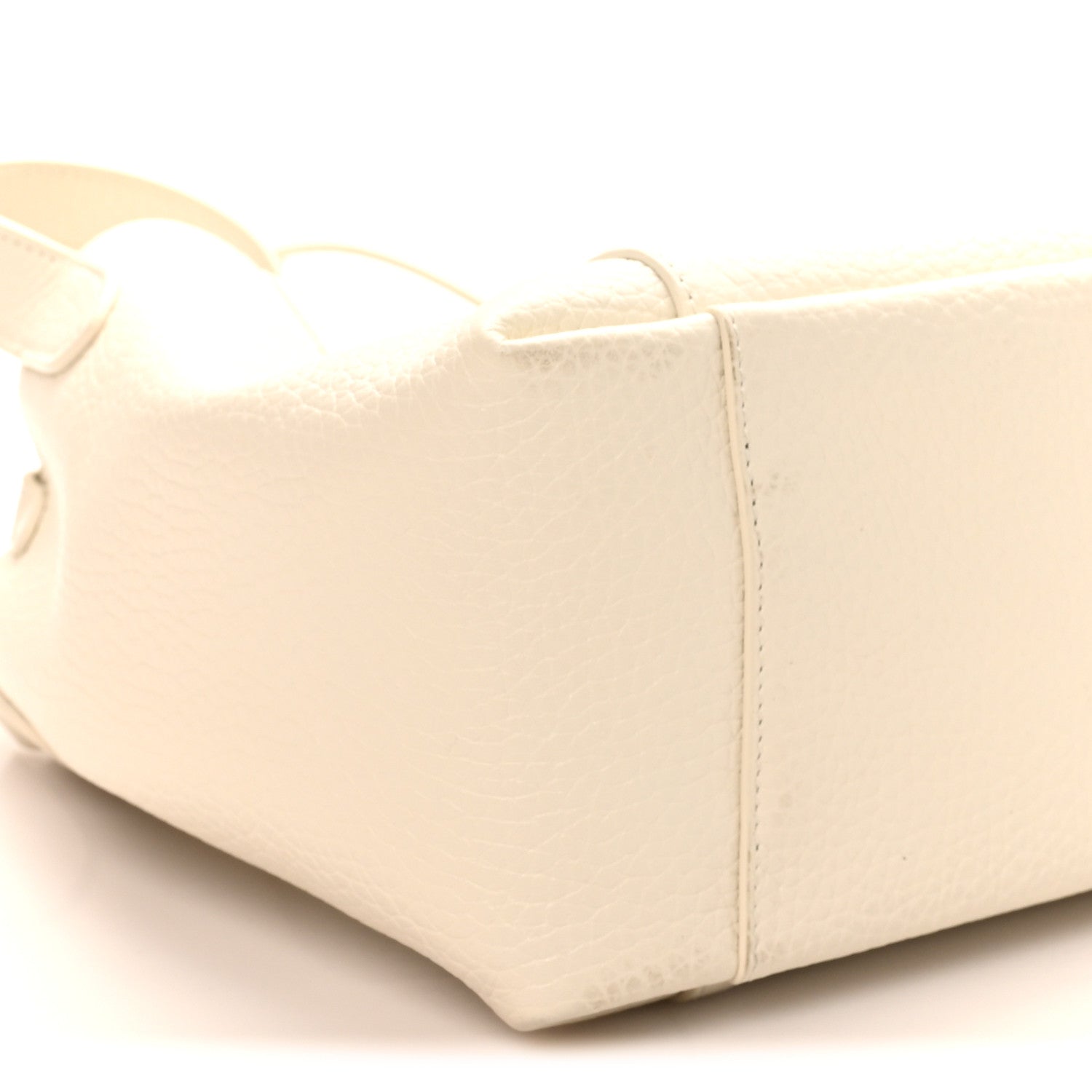 Christian Dior Calfskin Medium Signature Bucket Bag Latte 8 of 10