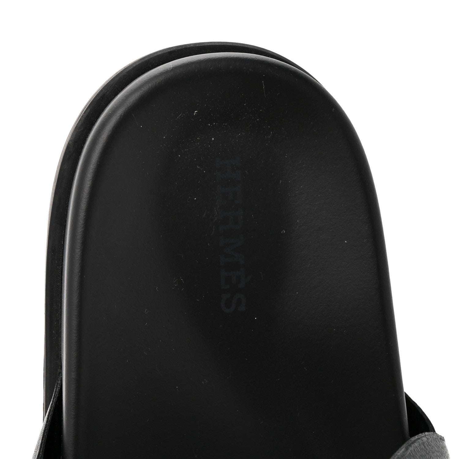 Hermes Nappa Extra Sandals 37 Black 8 of 9