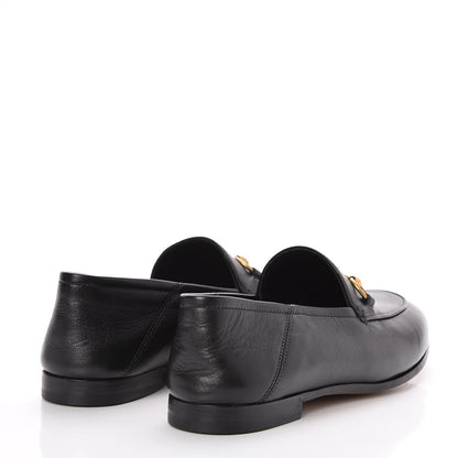 Gucci Lambskin Womens Brixton Horsebit Loafers 37 Black 4 of 8