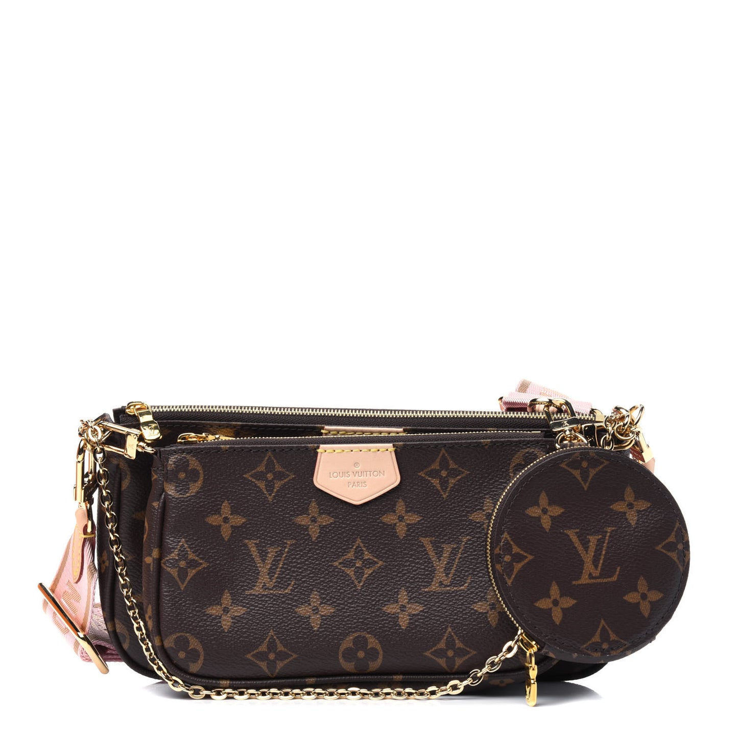 Monogram Multi Pochette Accessories Rose Clair