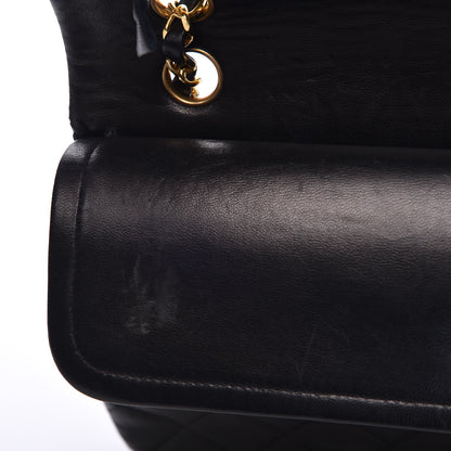 Chanel Lambskin Quilted Medium Double Flap Black 12 of 12