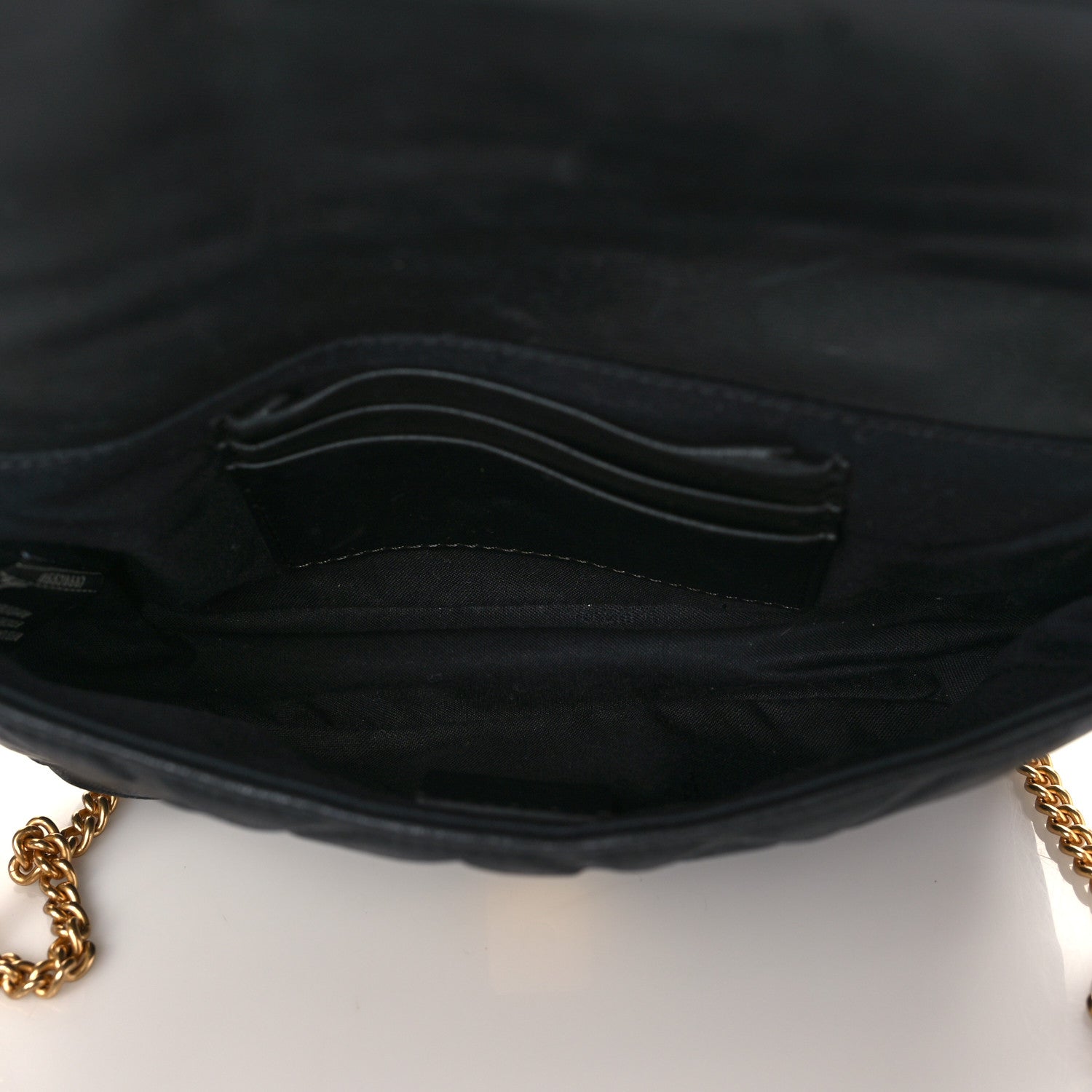 Fendi Nappa FF 1974 Embossed Mini Baguette Black 5 of 11