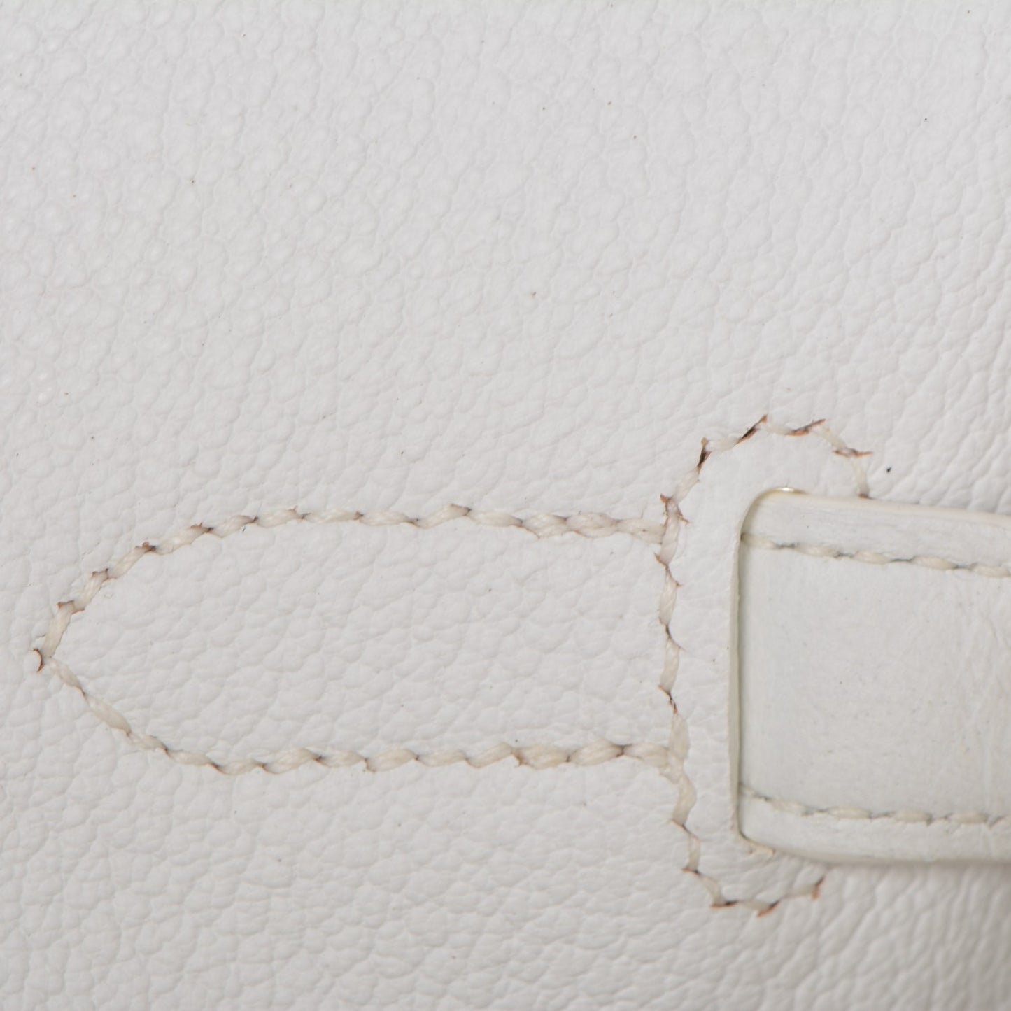 Taurillon Clemence Birkin 35 White
