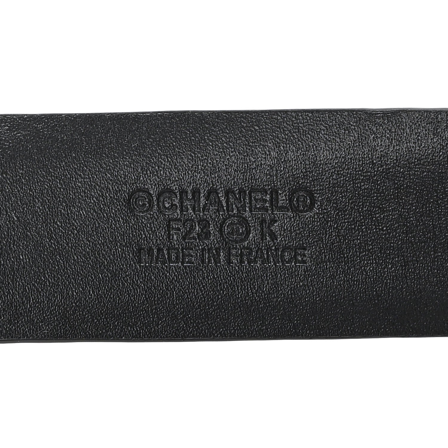 Chanel Lambskin Resin CC Belt 75 30 Black 3 of 5