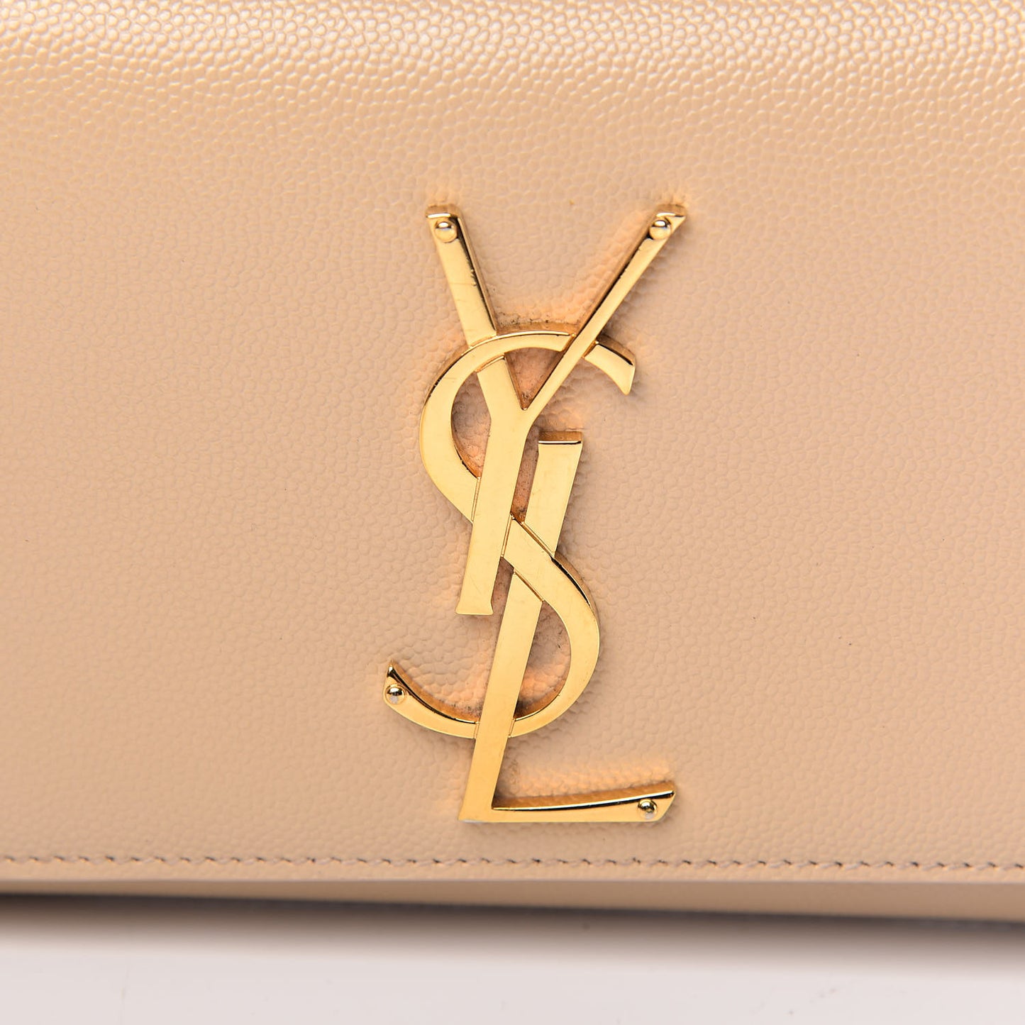 Grain De Poudre Small Monogram Kate Satchel Nude Powder