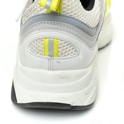 Christian Dior Technical Mesh Calfskin Mens B22 Sneakers 43 White Yellow 18 of 18