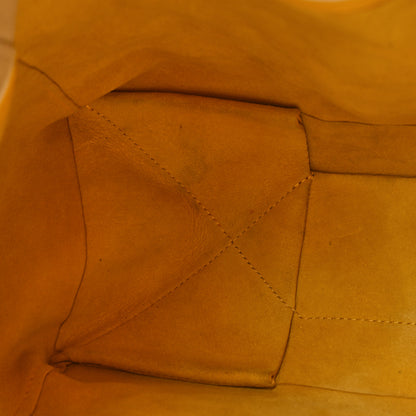 Celine Lambskin Vertical Bi-Cabas White Sun Yellow 8 of 16