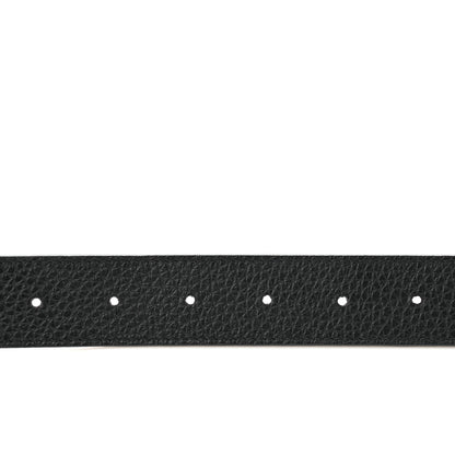 Louis Vuitton Taurillon Calfskin 30mm LV Initiales Reversible Belt 75 30 Black 5 of 8