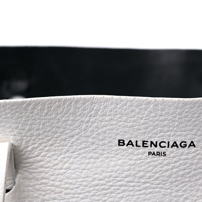 Balenciaga Veau Baltimore Double Sided Small Everyday Tote Optic White Black 20 of 24