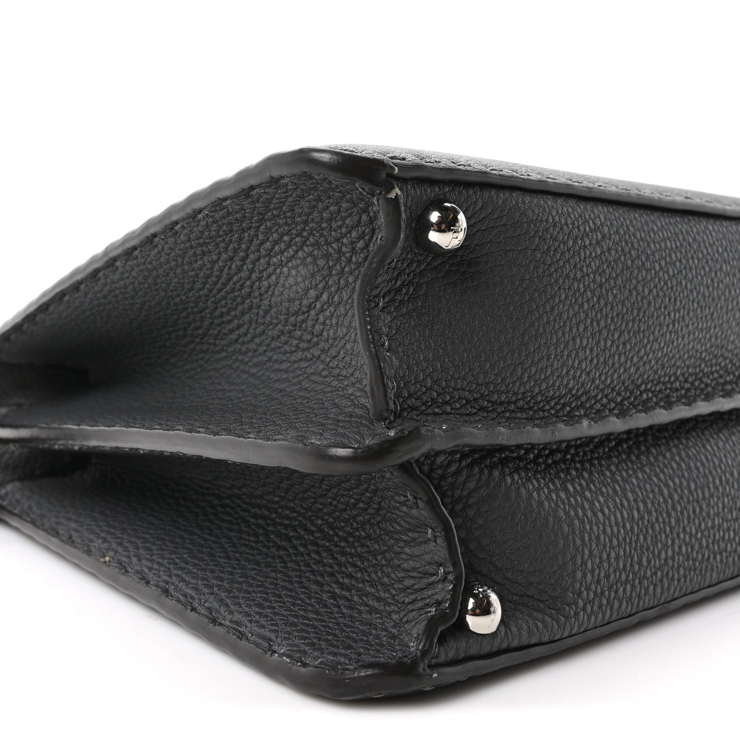 Cuoio Romano Selleria Chamois Medium Peekaboo I SEE U Satchel Asfalto Camelia