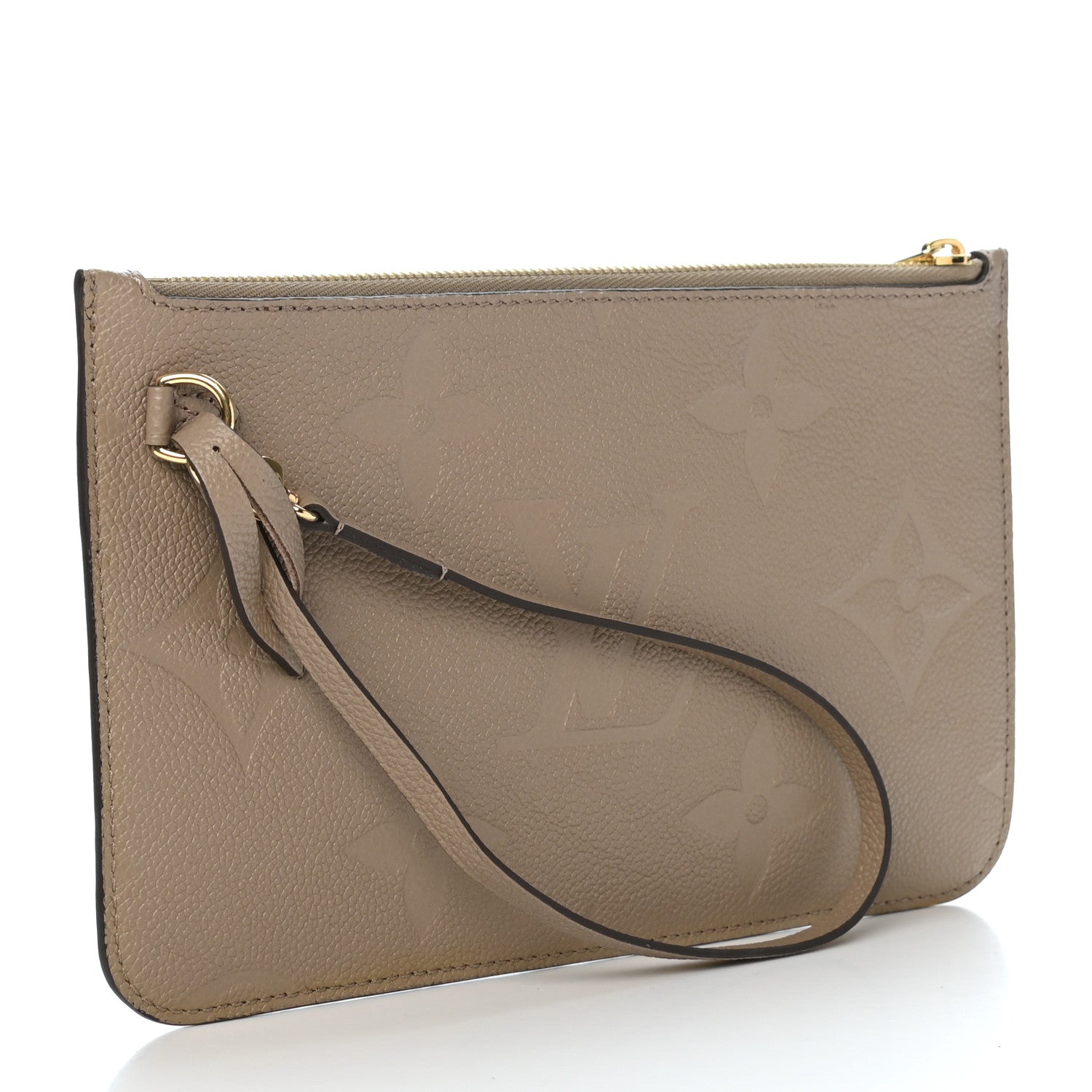 Louis Vuitton Empreinte Monogram Giant Neverfull MM Pochette Tourterelle 3 of 6