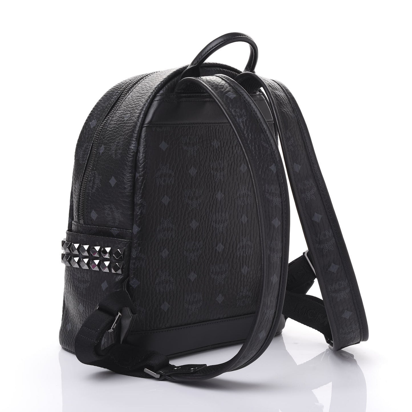 Visetos Small Side Stud Stark Backpack Black