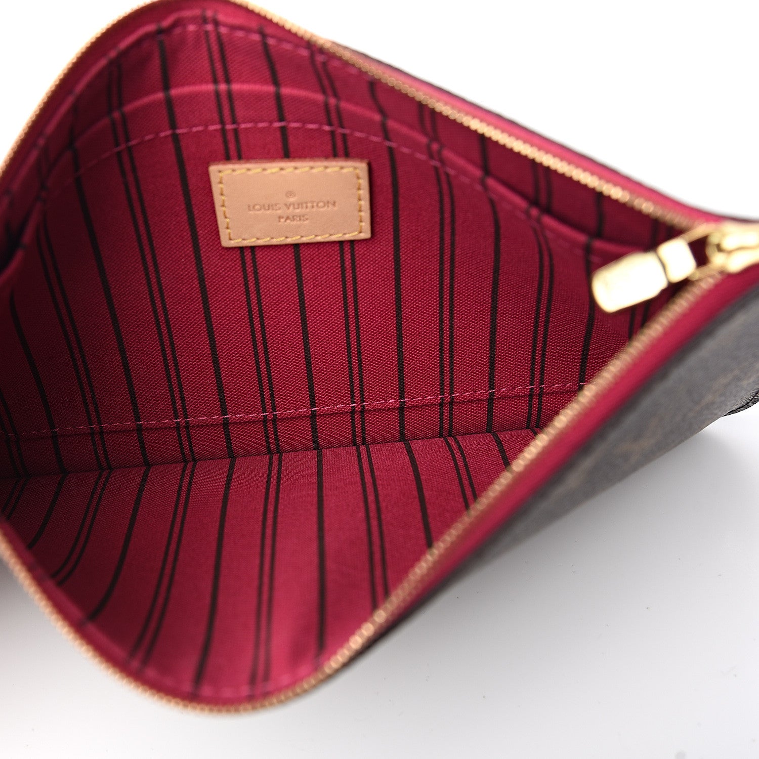Louis Vuitton Monogram Neverfull MM GM Pochette Pivoine 4 of 7