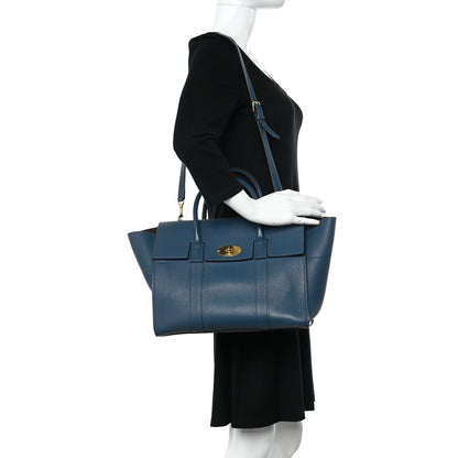 Mulberry Classic Grain Medium New Bayswater Blue 2 of 9