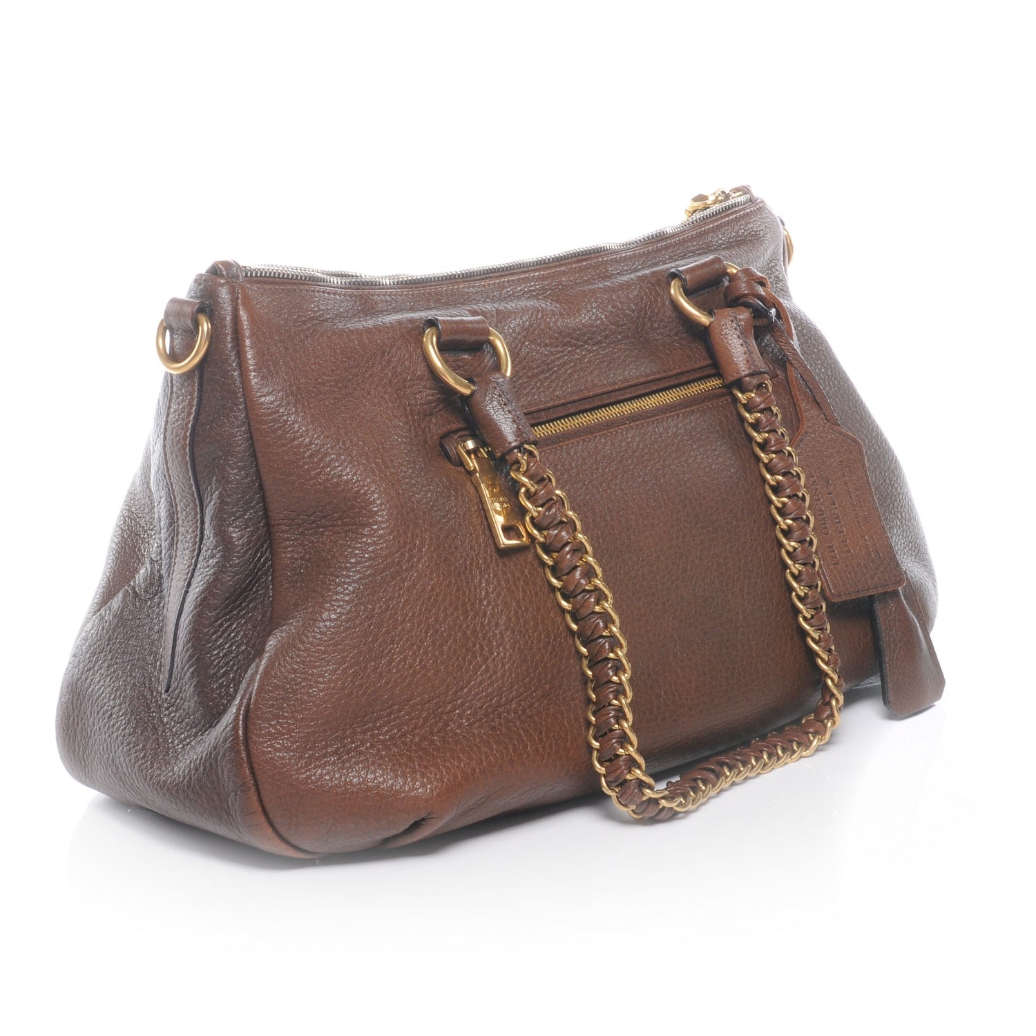Prada Cervo Lux Deerskin Chain Bag Bruciato 3 of 9