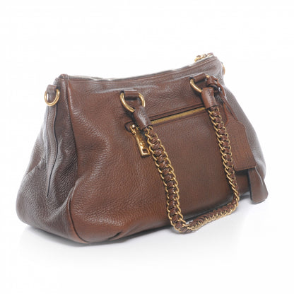 Prada Cervo Lux Deerskin Chain Bag Bruciato 3 of 9