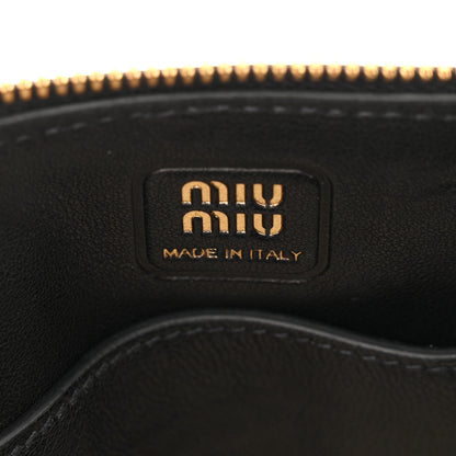 Miu Miu Nappa Mini Aventure Bag Black 6 of 9