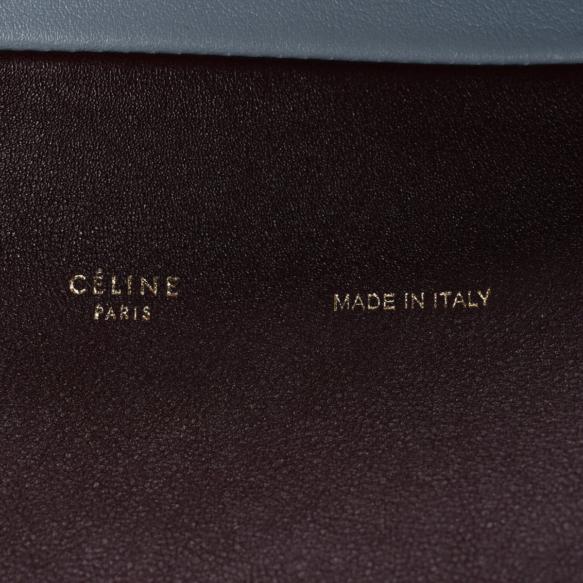 Celine Calfskin Tri-Color All Soft Shoulder Bag Burgundy 6 of 9