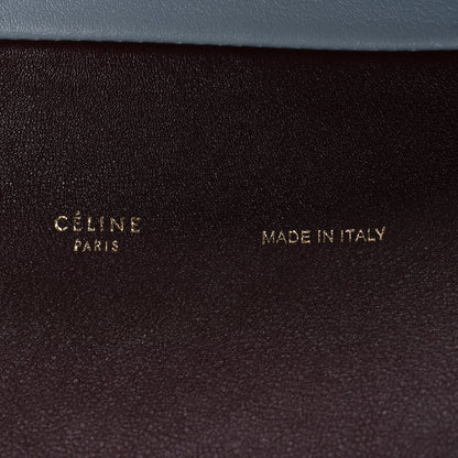 Celine Calfskin Tri-Color All Soft Shoulder Bag Burgundy 6 of 9