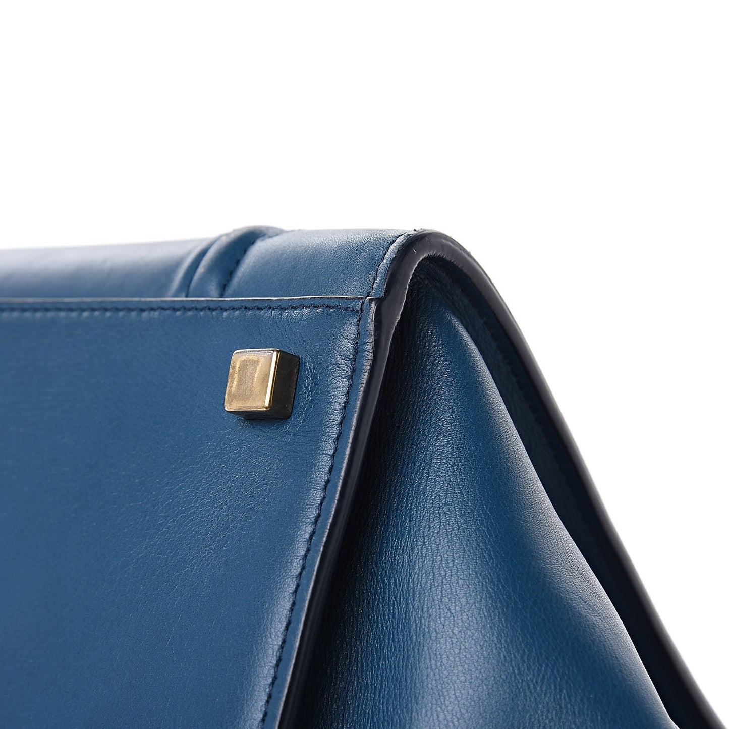 Nappa Calfskin Medium Phantom Luggage Metallic Blue