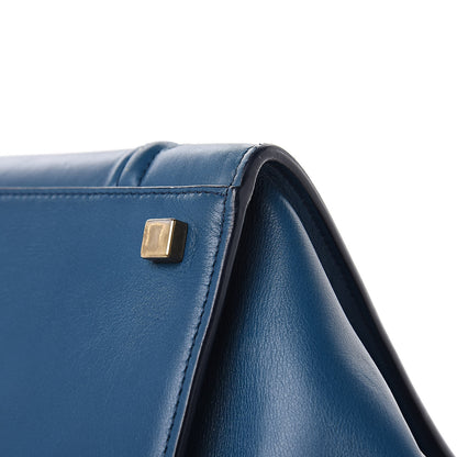 Celine Nappa Calfskin Medium Phantom Luggage Metallic Blue 11 of 21