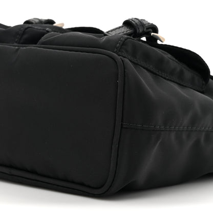 Prada Nylon Vela Mini Crossbody Backpack Black 8 of 9