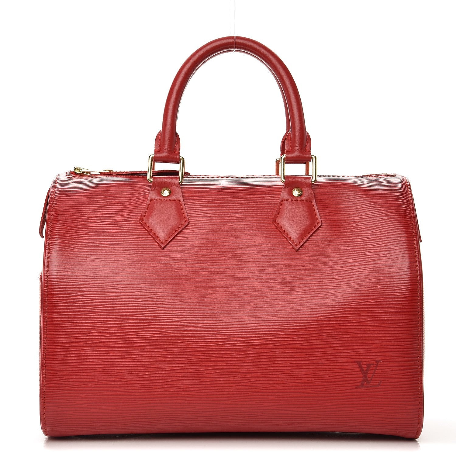 Louis Vuitton Epi Speedy 25 Castillan Red 1 of 9