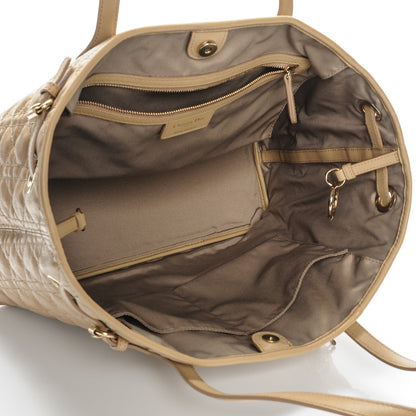 Christian Dior Coated Canvas Cannage Medium Panarea Tote Beige 5 of 8