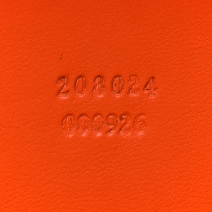 Alexander McQueen Suede Crystal Britannia Skull Box Clutch Orange 7 of 14