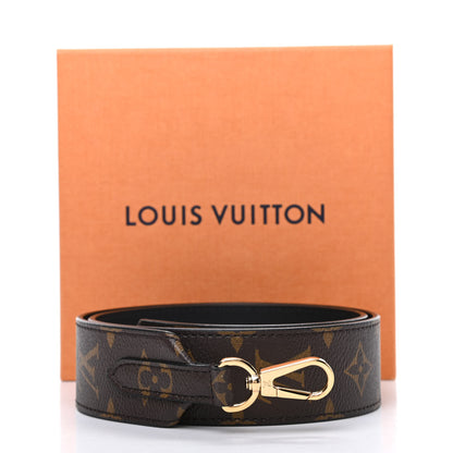 Louis Vuitton Monogram Bandouliere Shoulder Strap Black 4 of 4