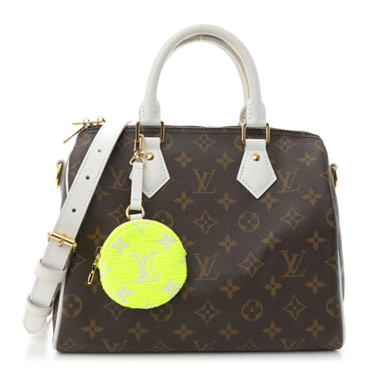Louis Vuitton Monogram LV Match Speedy Bandouliere 25 White 1 of 12