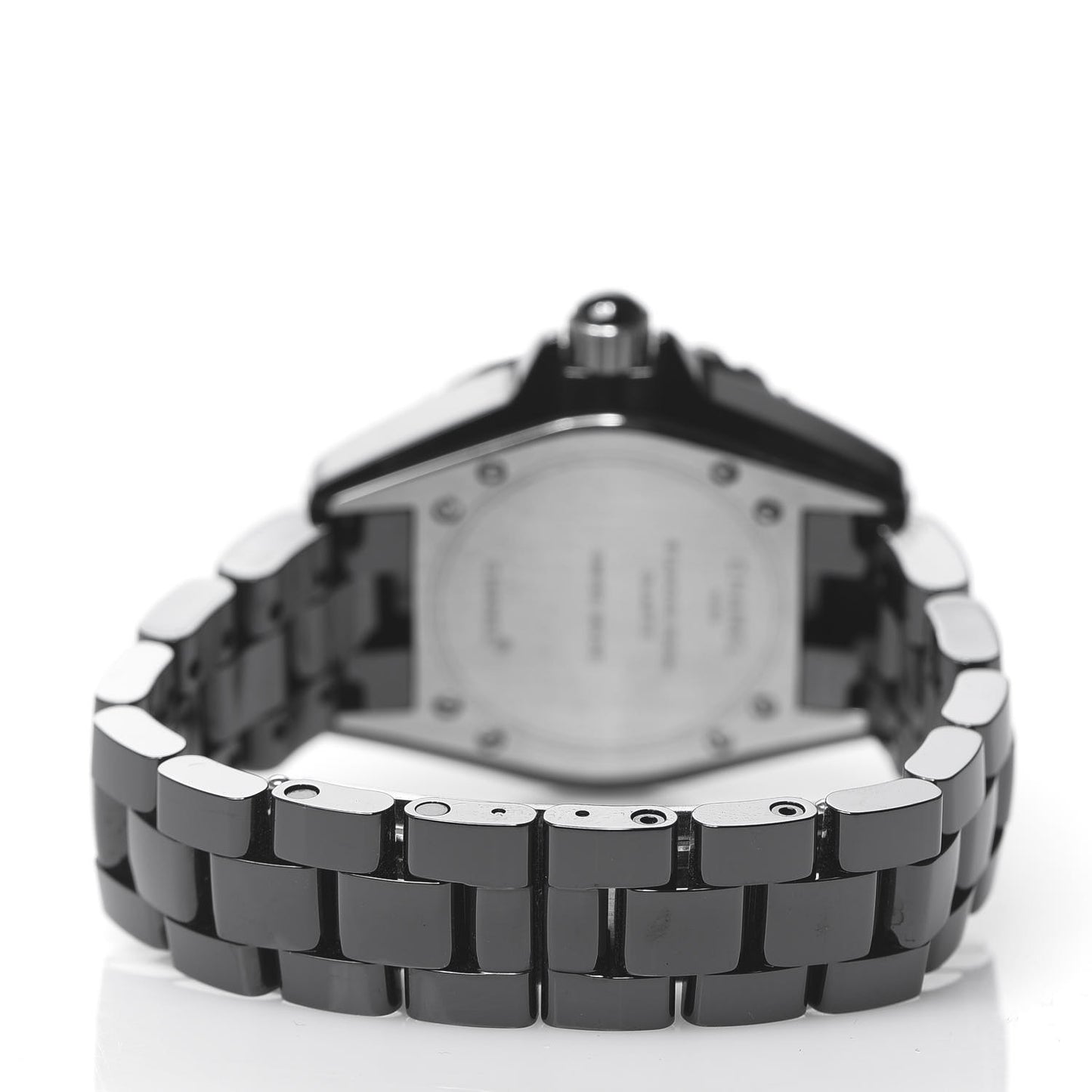 Stainless Steel Ceramic 33mm J12 Quartz Watch Black