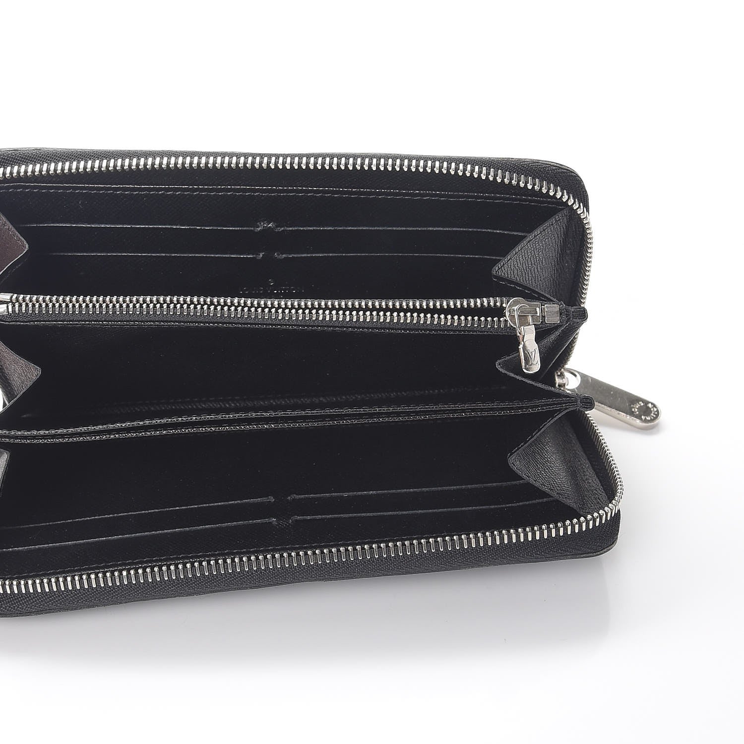 Louis Vuitton Epi Zippy Wallet Black 5 of 7