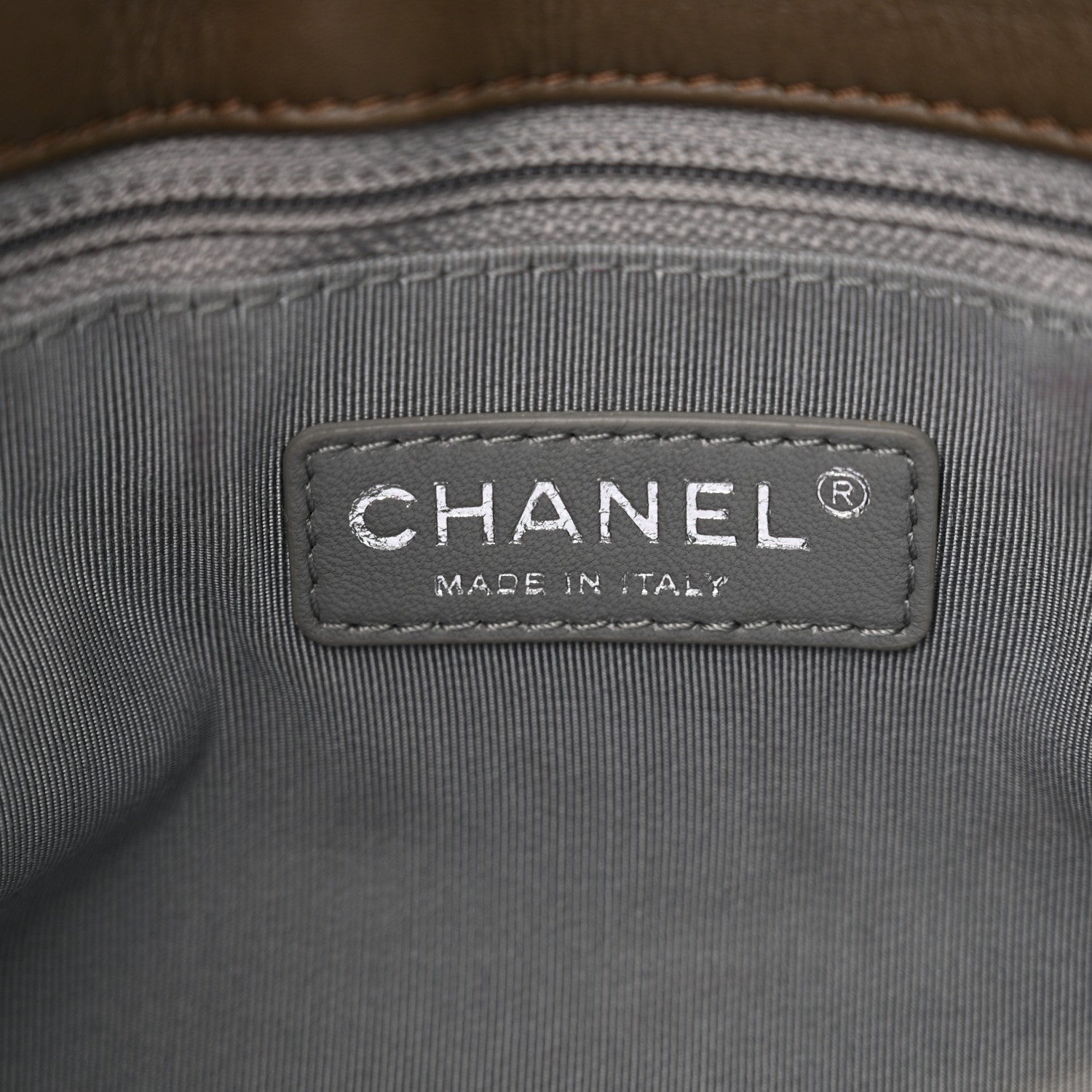 Chanel Calfskin Coco Pleats Messenger Flap Beige Taupe 6 of 12