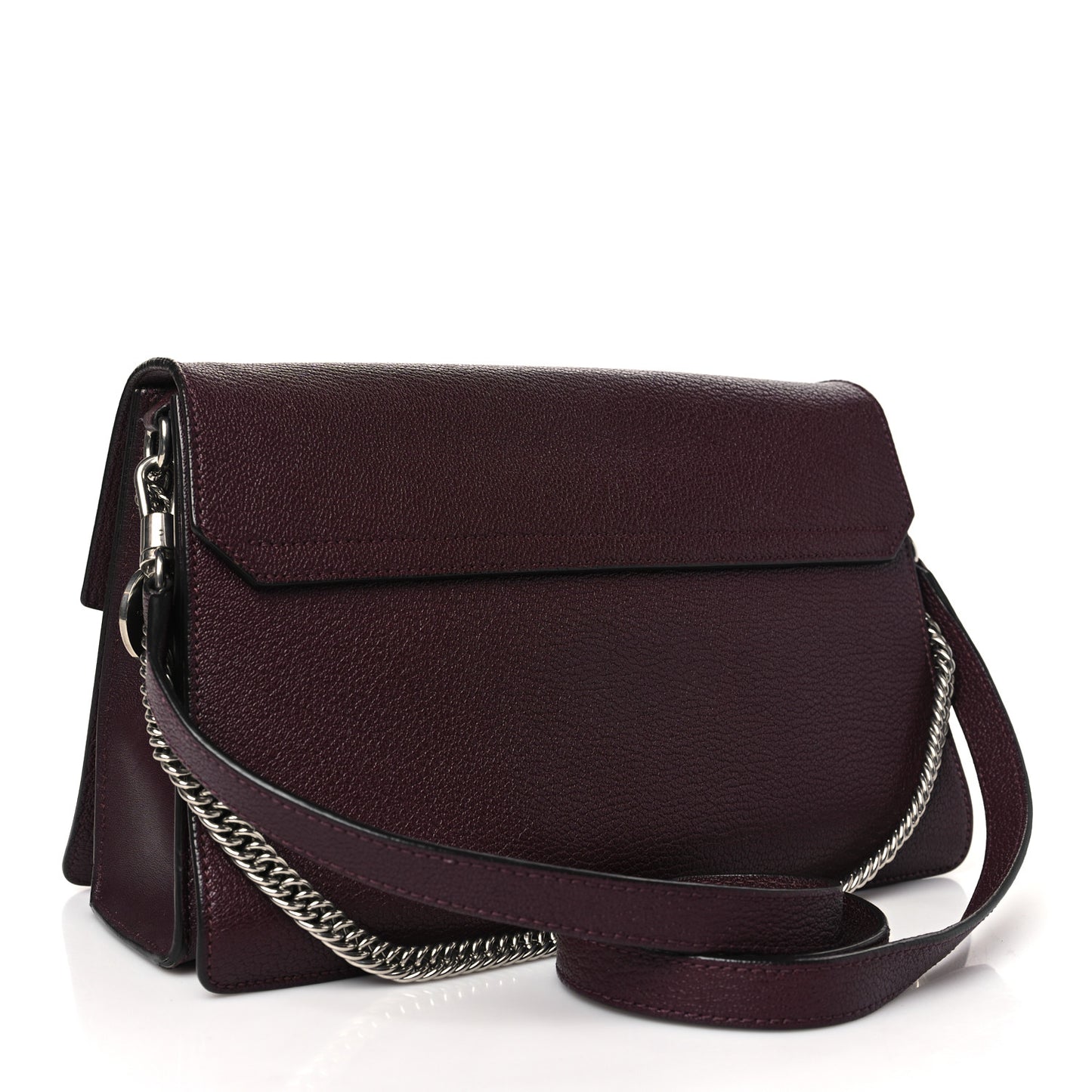 Goatskin Medium GV3 Flap Aubergine